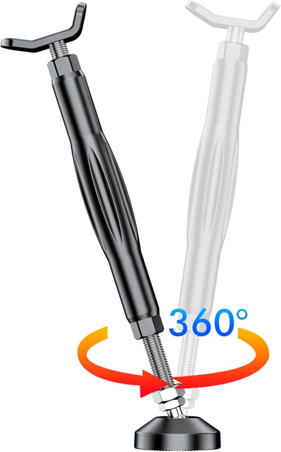 BRCOVAN Motorcycle Stand Wheel Chain Cleaning Maintenance Stand, Portable Lift Stand Jack, Replacement Ridding Emergency Tool for All Motorcycle, Set Includes Brake Buckle