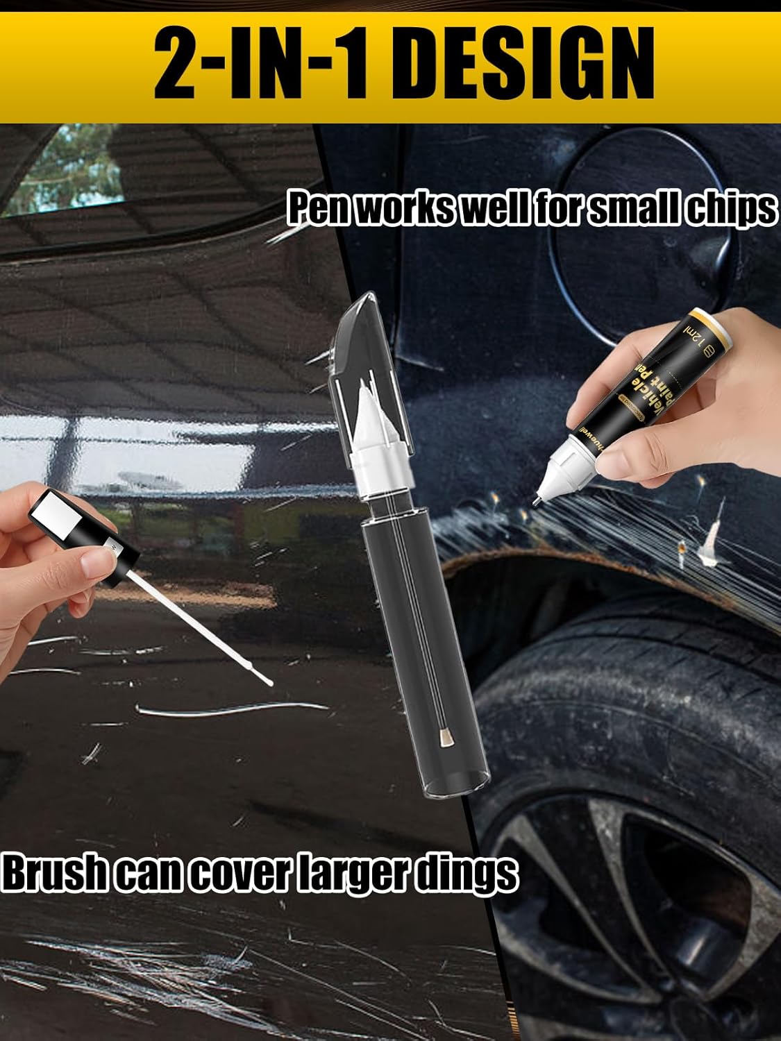 Rosewood(NBQ) Touch Up Paint Compatible with Nissan, Exact Match Car Paint Pen Automotive Scratch Repair Remover Kit Quick & Easy Solution for Vehile Chips and Nicks