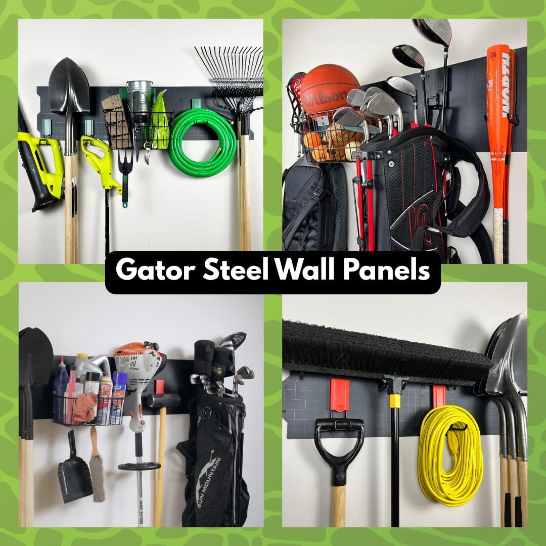 GATOR MAGNETICS Open Storage Hook: 4in Red 3-Pack, The Ultimate Workshop & Garage Storage Systems, Heavy Duty Magnetic Hooks, Sturdy Tool Organization Solutions, 25lb Hold, for All Steel Surfaces