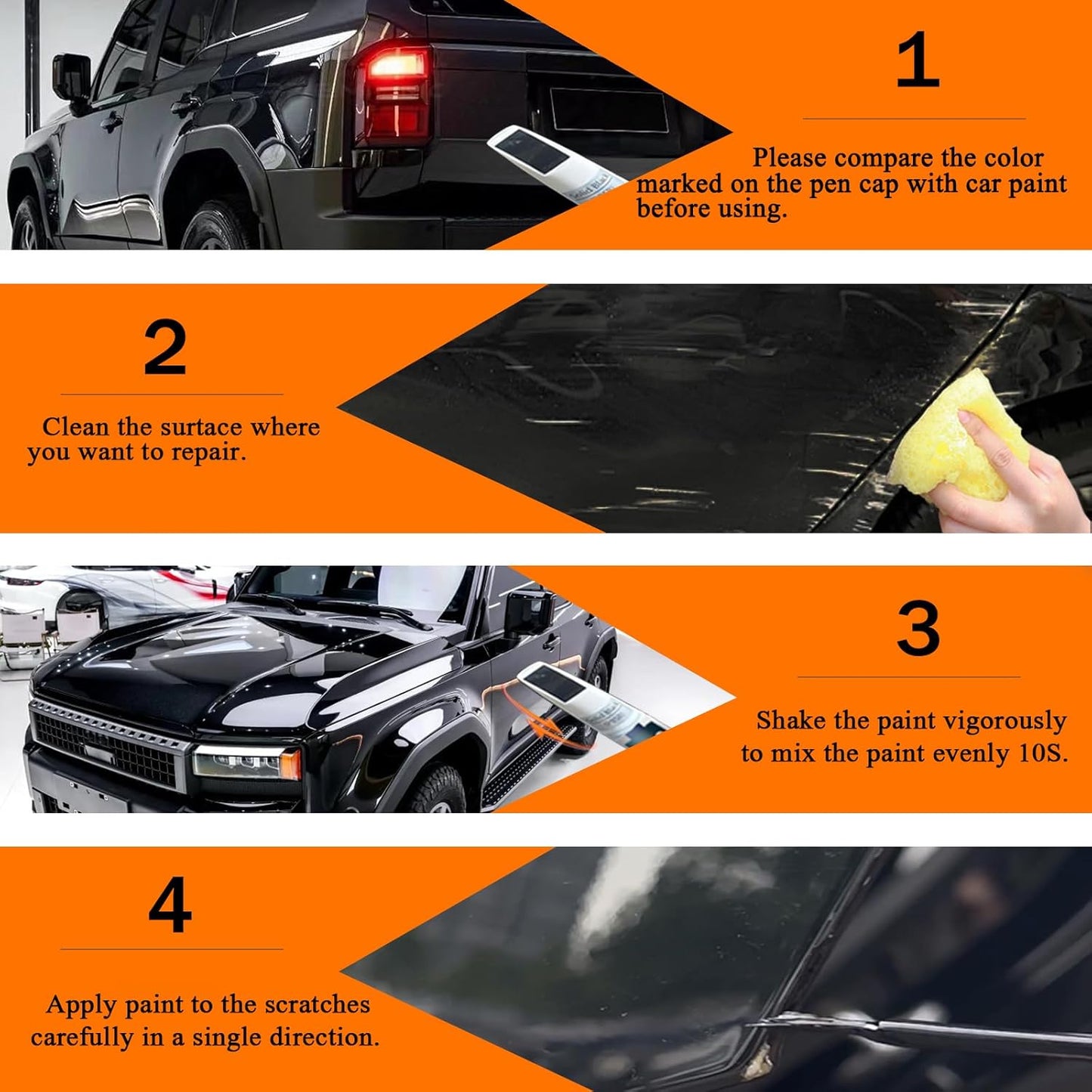 070 Blizzard Pearl Tricoat Touch Up Paint for Toyota, Car Paint Pen Scratch Repair Two-In-One Touch Up Paint, Premium Car Scratch Remover for Deep Scratches