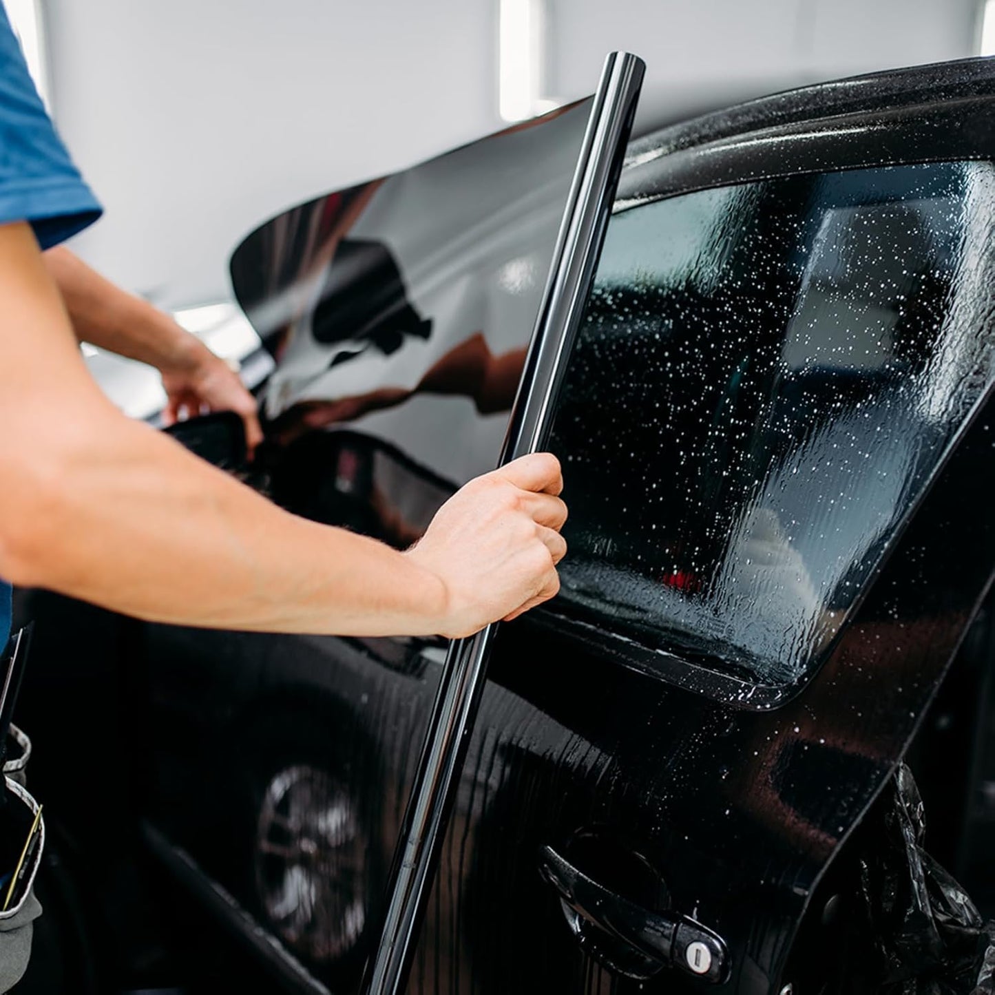 Nano Ceramic Window Tint Film for Cars - 2 Ply Scratch Resistant with Heat Control and UV/IR Rejection (35% VLT, 20inx100ft), OWFCR-10006