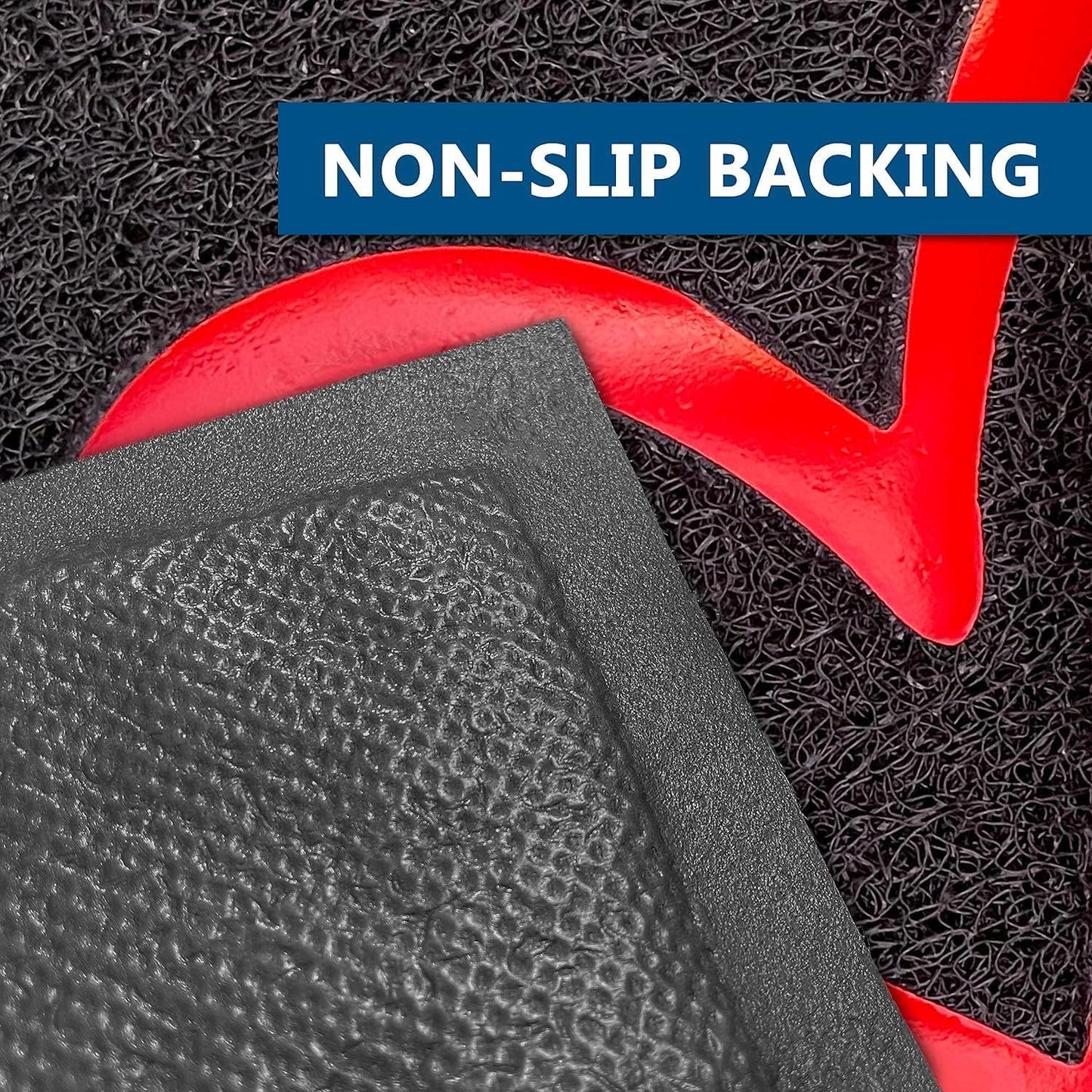 EARTHALL Door Mat 3-Pack Outside Inside Home Doormat 30"x17.5" Durable Floor Mat Non Slip Rug Ultra Absorb Mud Easy Clean Front Doormat for Garage, Entryway, Patio, High Traffic Areas, Black