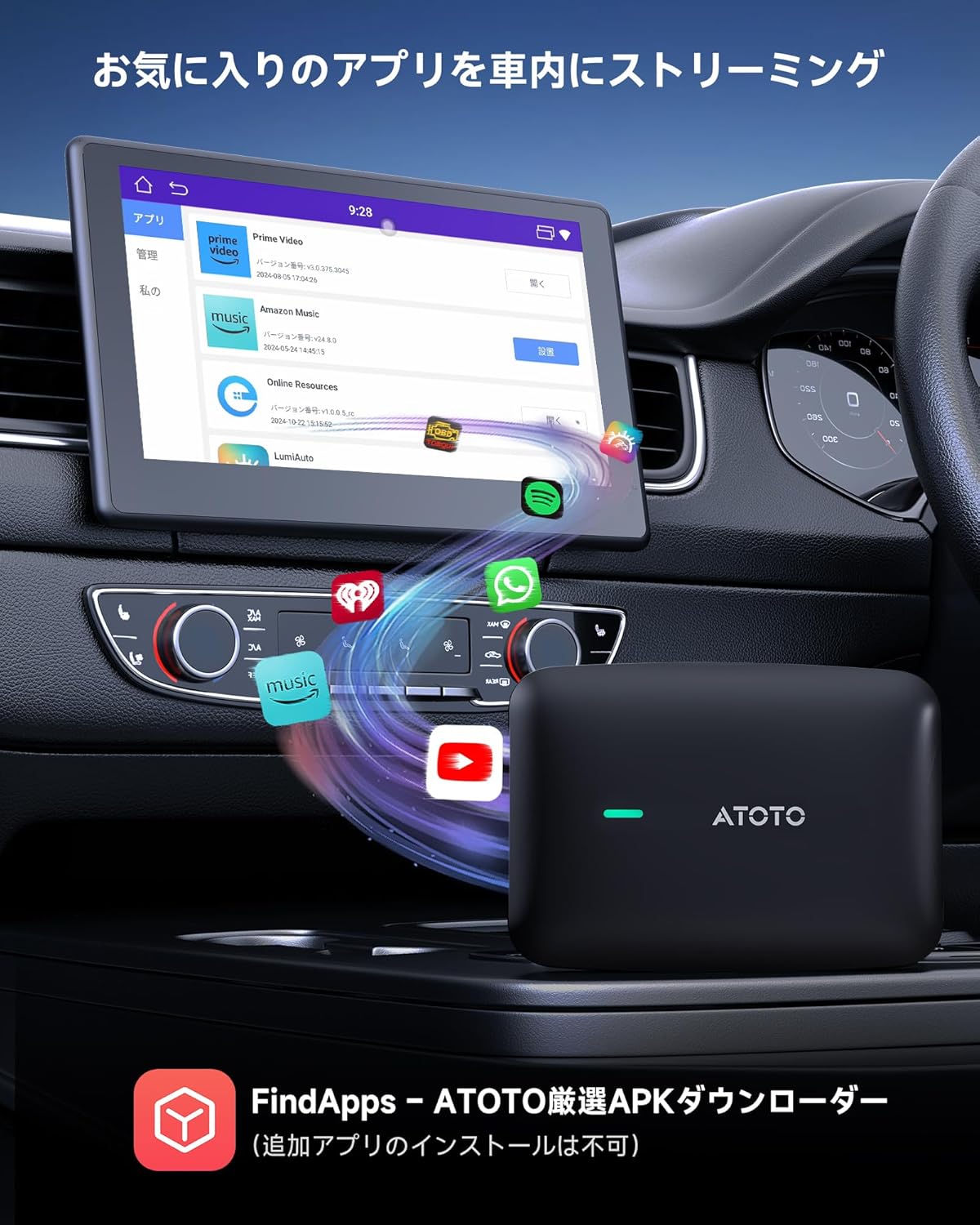 Wireless Ai Box CarPlay Adapter with OBD2 Scanner, Car Video Streaming Plug & Play Carplay Box for iPhone & Android Auto with Ai ChatGPT, Supports YouTube, Netfilx, Dual WiFi, CB4B Upgraded