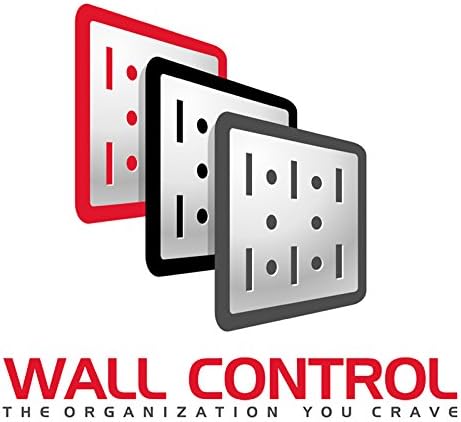 Wall Control 30-WGL-200GVR Galvanized Steel Pegboard Tool Organizer,Galv/Red