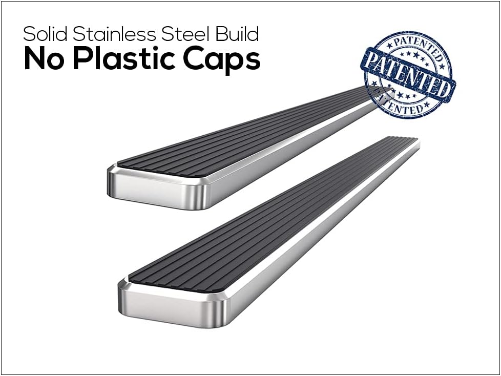 APS Running Boards 6 inches Compatible with Ford F150 2015-2025 Regular Cab & F-250 F-350 Super Duty 2017-2025 304 Stainless Steel (Nerf Bars Side Steps Side Bars)