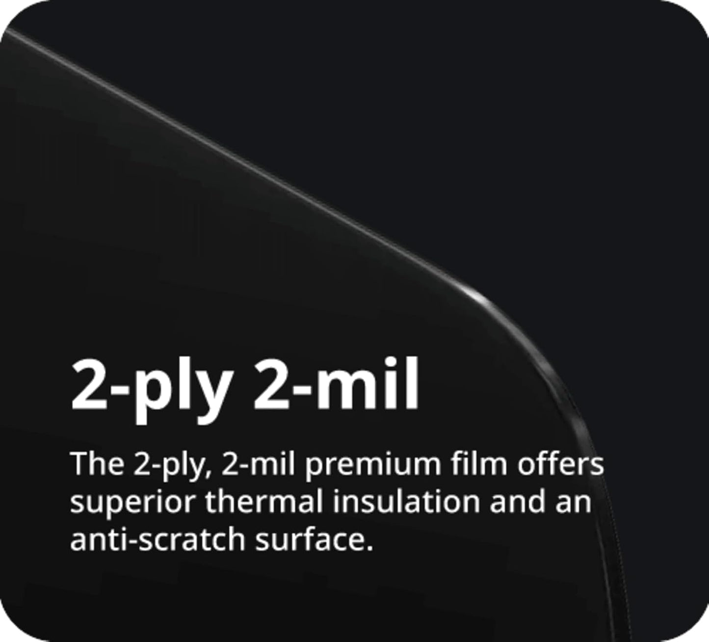 Nano Ceramic Window Tint Film for Cars and Building, Charcoal, 2 Ply Scratch Resistant, Heat Control, and UV 99%, IR 93% Rejection, 20% VLT, 36inx100ft