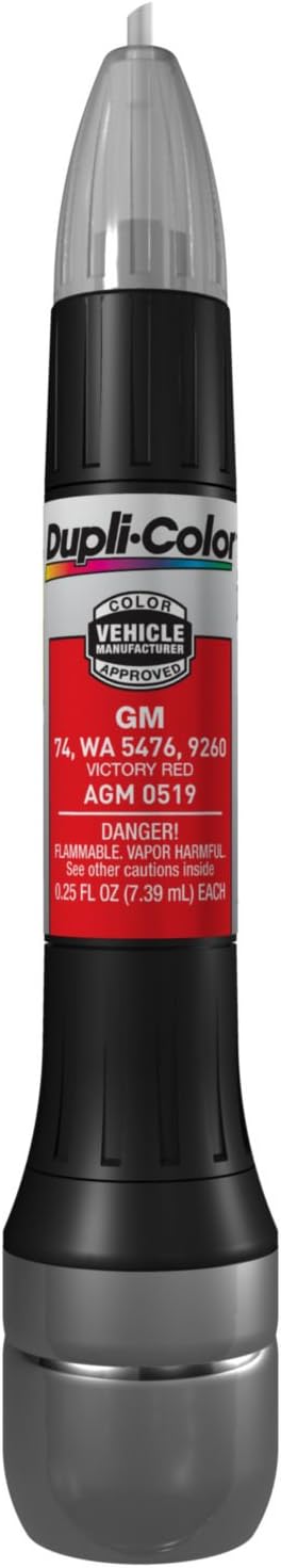 Dupli-Color AGM0519 Scratch Fix All-In-1 Exact-Match Automotive Touch-Up Paint – General Motors Victory Red – 0.25 oz. Paint Pen