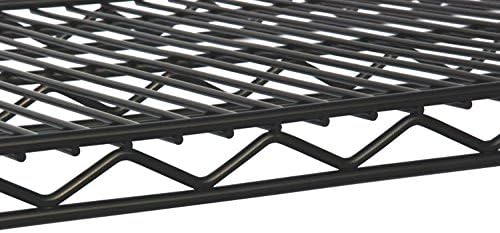 Omega 24" Deep x 42" Wide x 80" High 3 Tier Black Starter Shelving Unit