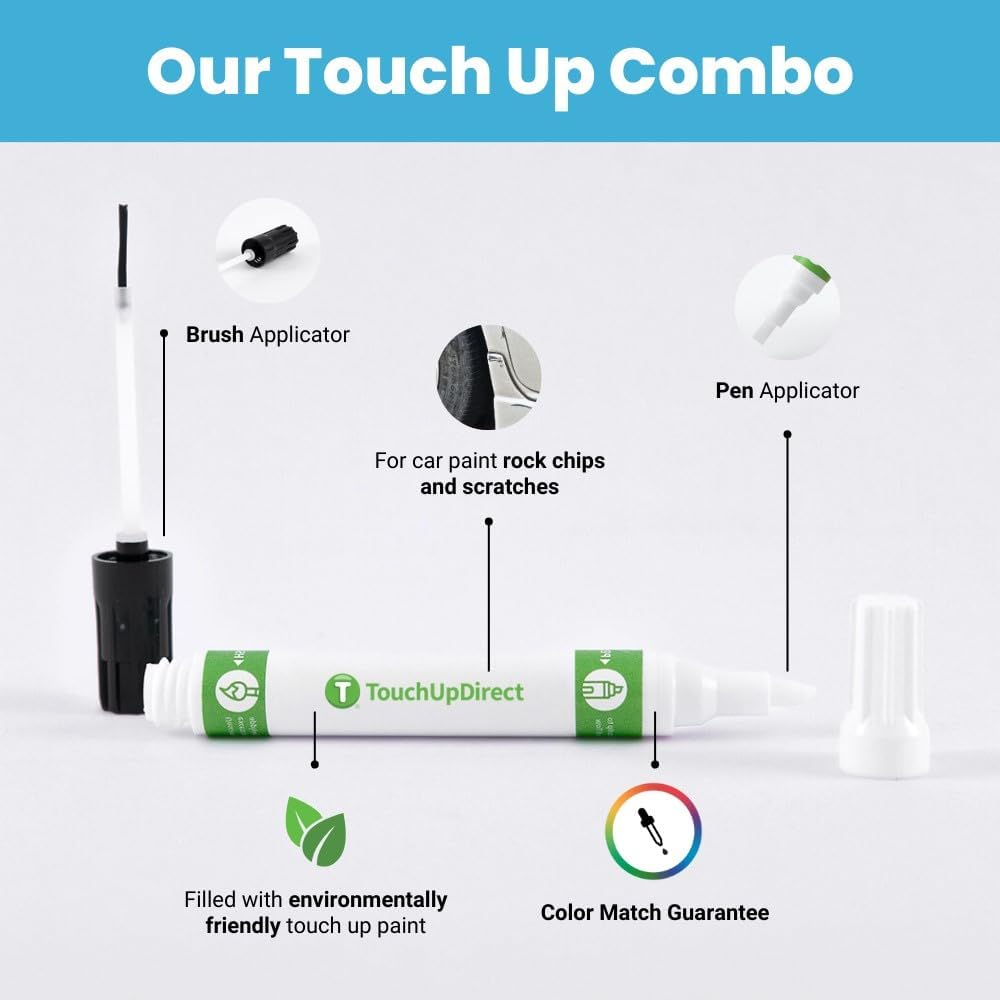 TouchUpDirect 1H5 Cement/Cement Gray Metallic for Toyota Exact Match Touch Up Paint Combo - Essential Package