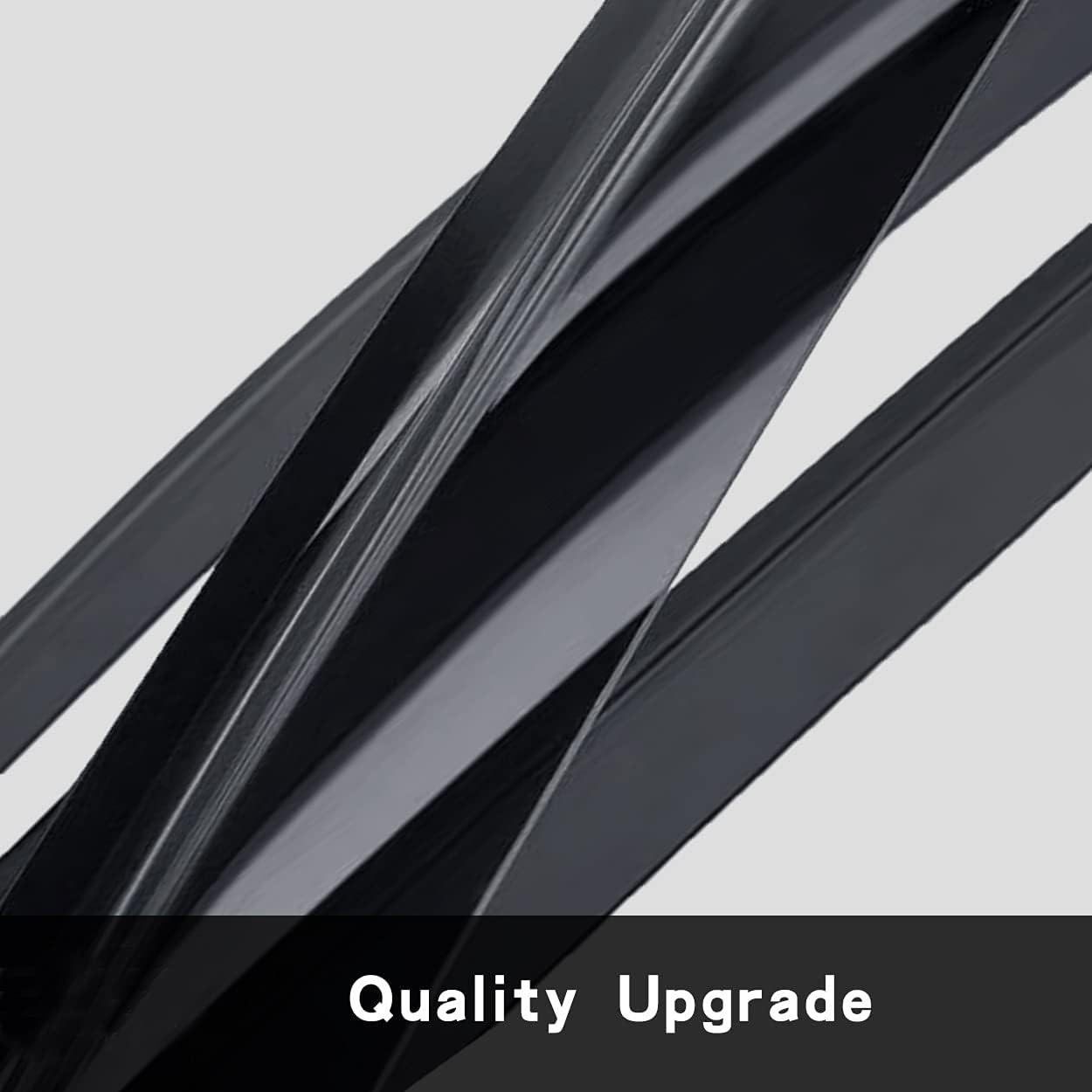 Side Window Wind Deflector, 2pcs Out-Channel Tape-On Dark Smoke Rain Guards Set, Window Visor fit for 2003-2007 Honda Accord 2-Door Coupe 92349