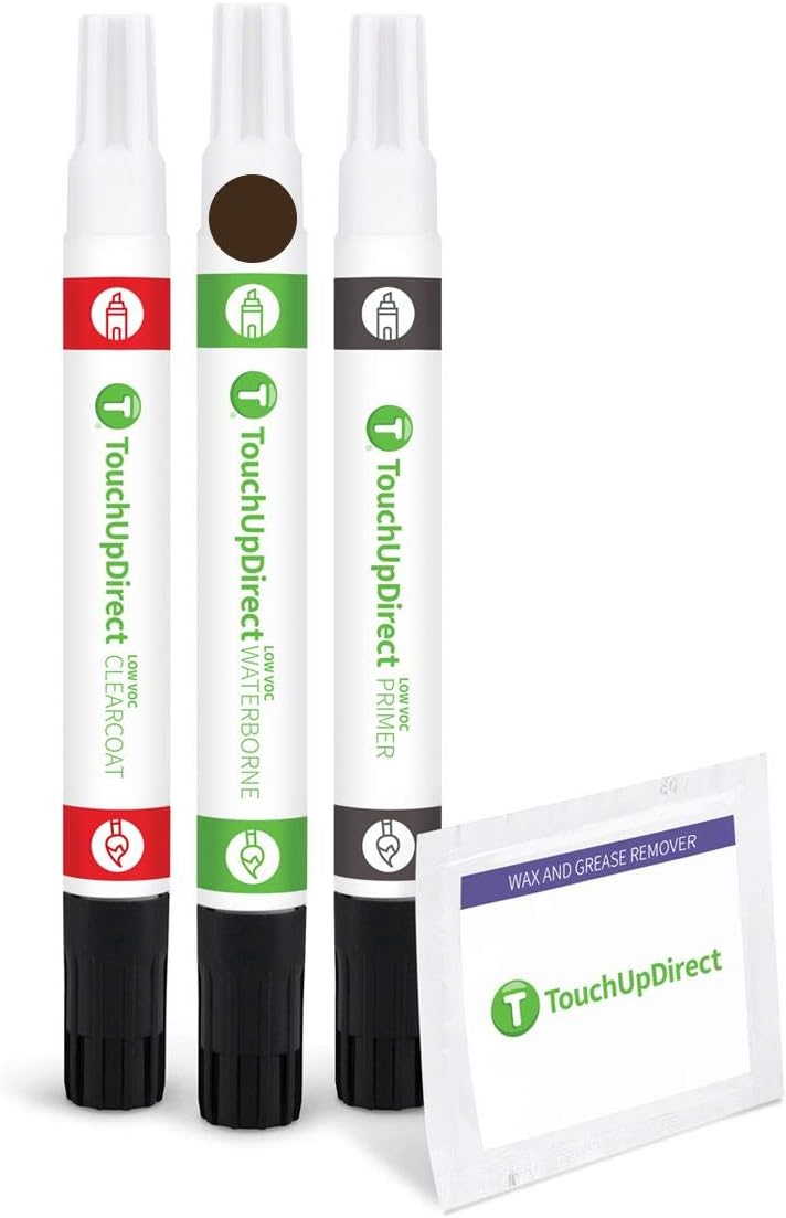 TouchUpDirect 4X4 Smoked Mesquite Compatible with Toyota Exact Match Touch Up Paint Combo - Preferred Kit