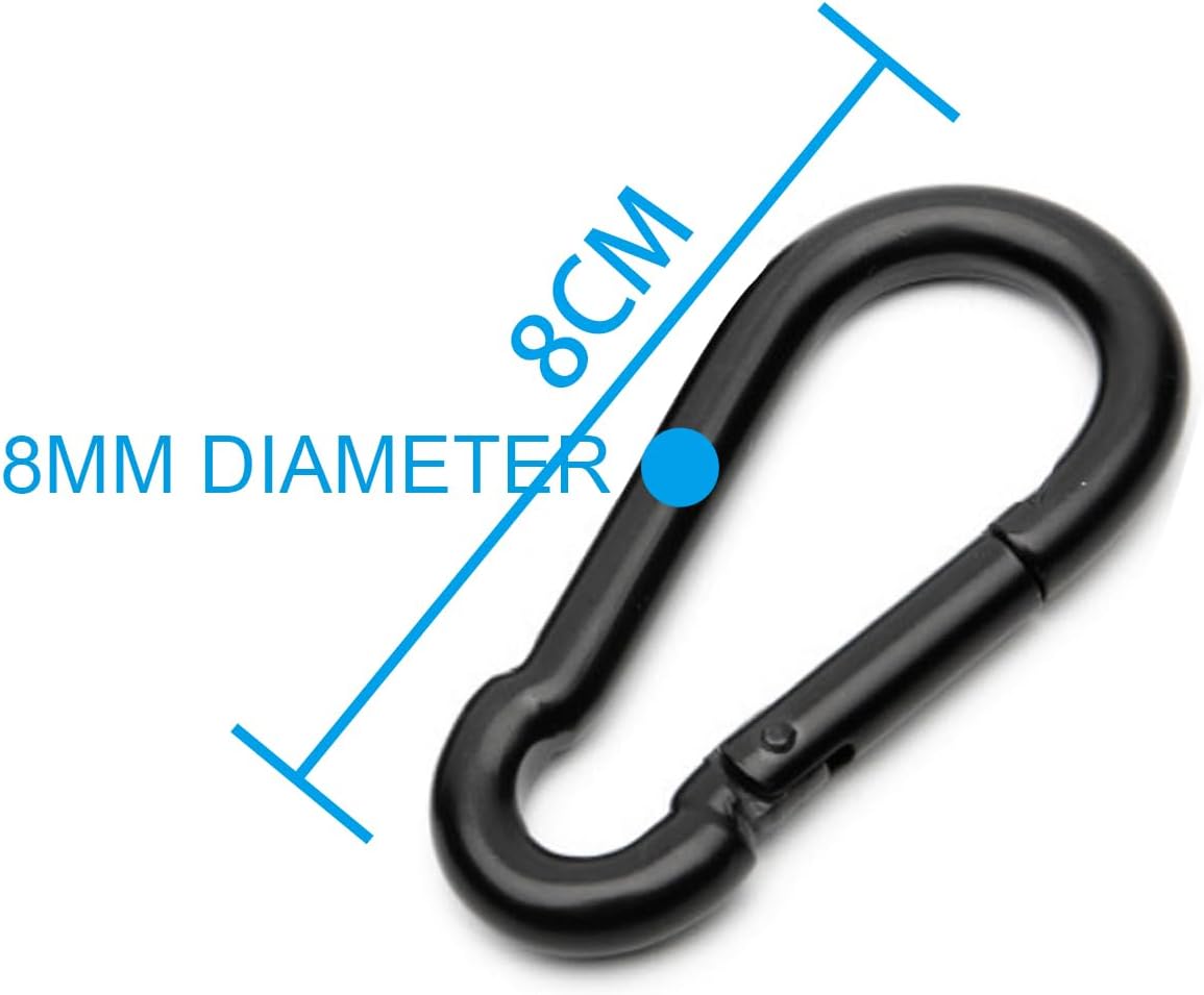 Eye Ceiling Hook Swing Hangers 550LB Capacity for Punching Bags Hanging Chair Hammocks Swing Trapeze Yoga (Heavy Bag Spring-7MM)