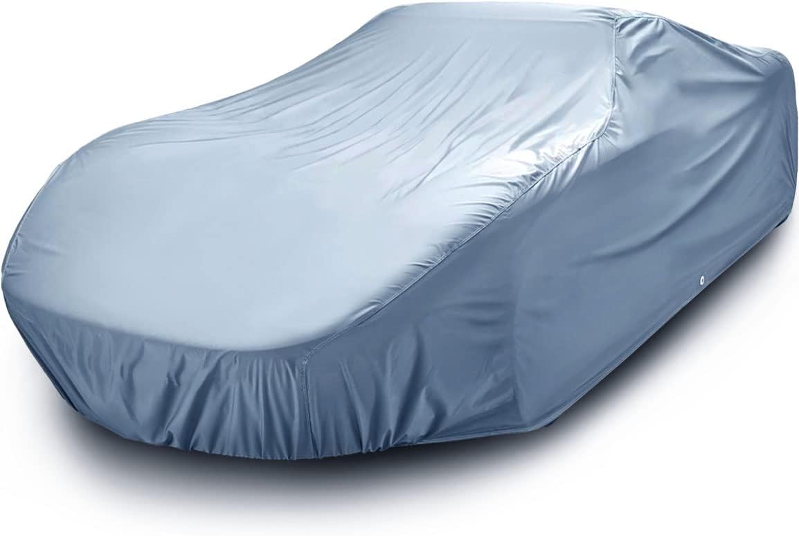 iCarCover Premium Car Cover for 1982-1991 Pontiac 6000 2-Door, 4-Door Heavy Duty Waterproof All-Weather Automobiles Custom Fit Indoor Outdoor UV Snow Protection Covers with Straps and Bag