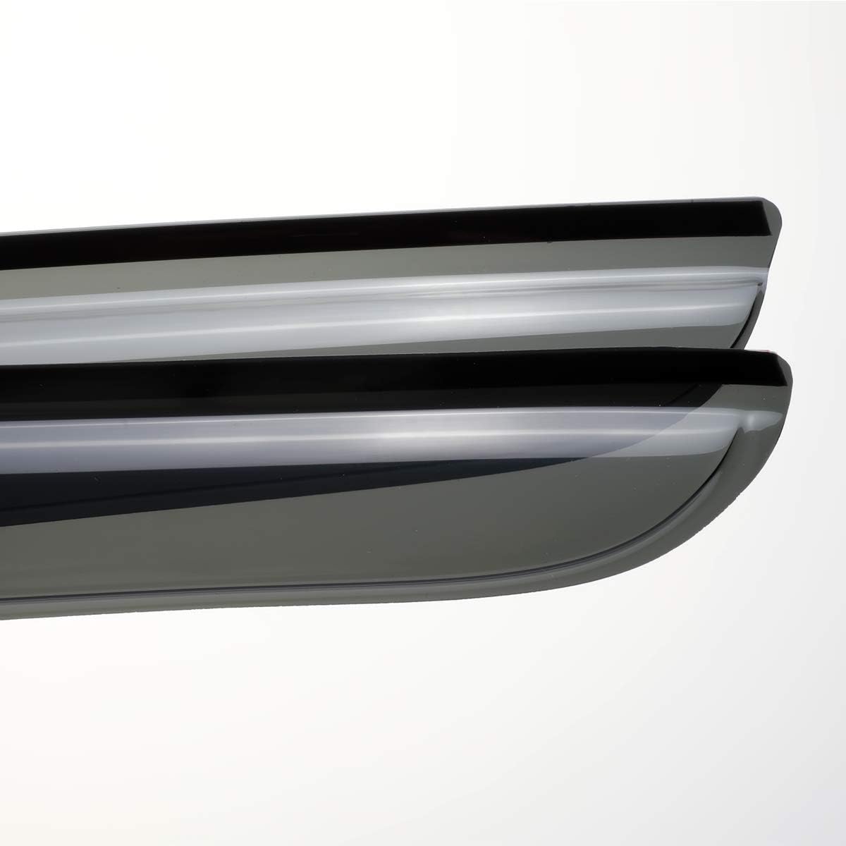 4pcs Original Shatterproof Rainproof Outside Mount Style Side Wind Deflectors for Explorer 20-25,Sun Rain Guards,Nice Looking Vent Window Visors Fit for Ford Explorer 2020-2025 94332
