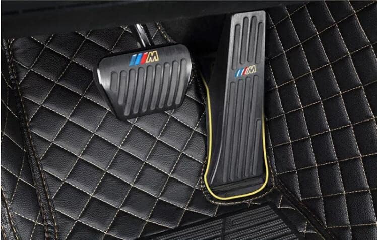Custom All-Weather Protection Leather Car Floor Mats for Cars Sedan SUV Sports Car Waterproof Floor Mat (Purple)