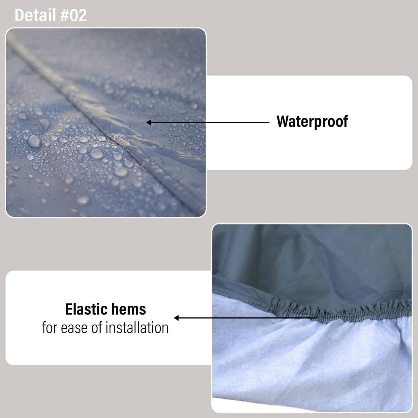 Supreme Full Car Cover – for Pontiac Acadian 1976-1987 Hatchback 3, 5-Door Semi Custom Fit Waterproof Full Coverage All Weather Windproof Dust Proof Indoor Outdoor Automobile