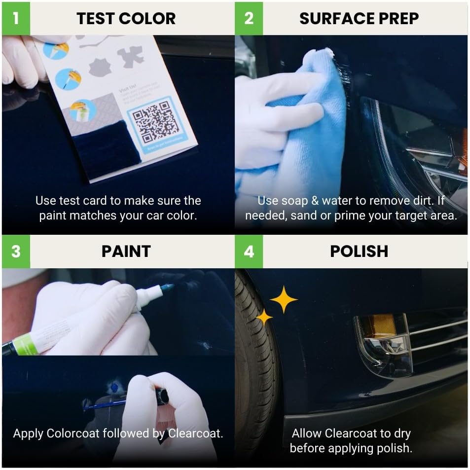 TouchUpDirect 4V6 Quicksand Compatible with Toyota Exact Match Touch Up Paint Combo - Platinum Kit