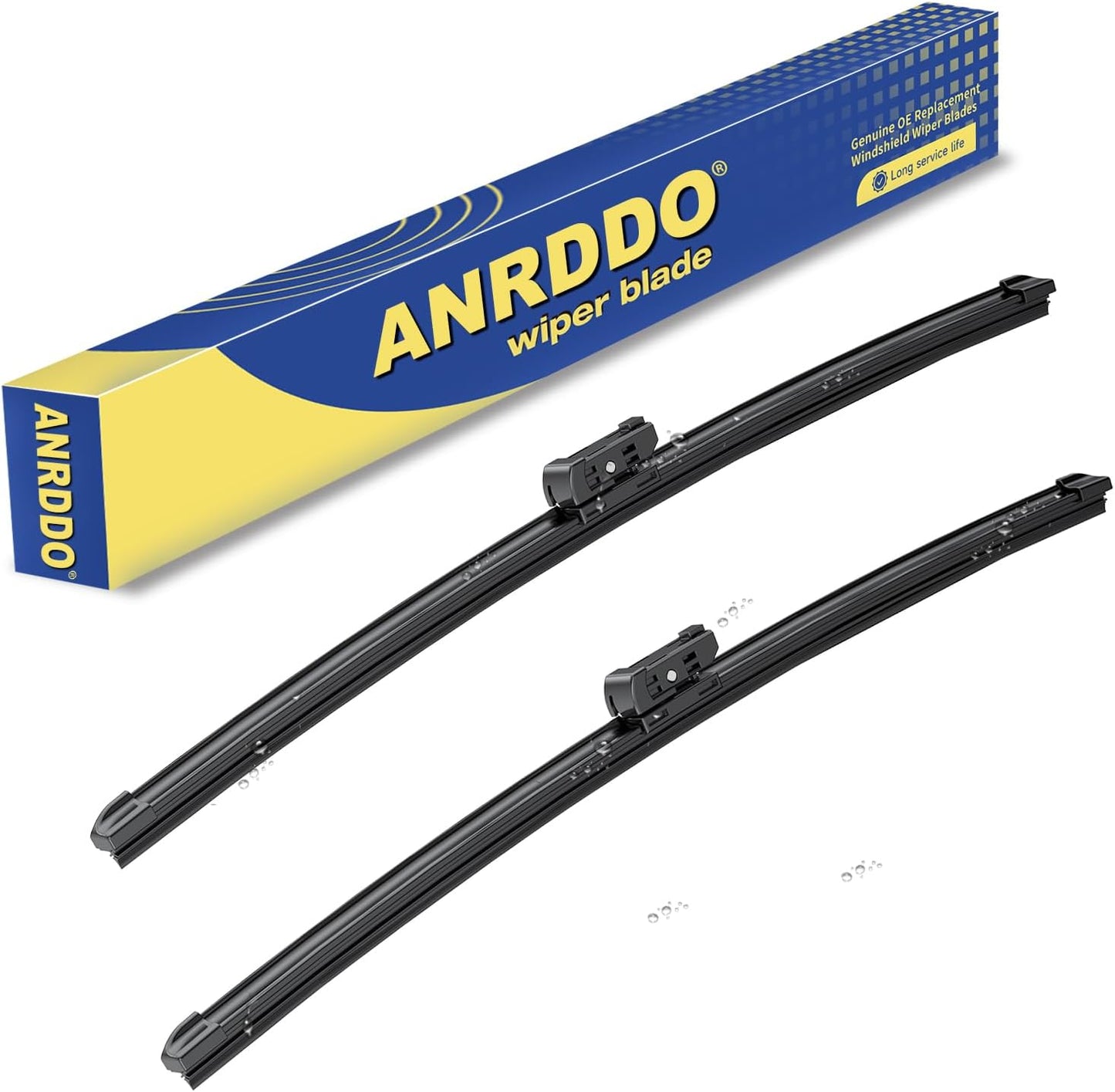 2 Wipers Factory Replacement For Volvo C30 S40 V50 V60 S80 C70 V70 XC70 XC60 Original Equipment Windshield Wiper Blade Set - 26"/20" (Set of 2) Top Lock