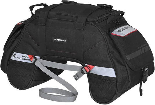 ViaTerra Claw Mini Waterproof Tail Bag | Compatible with Sports & Street Motorbikes | Waterproof
