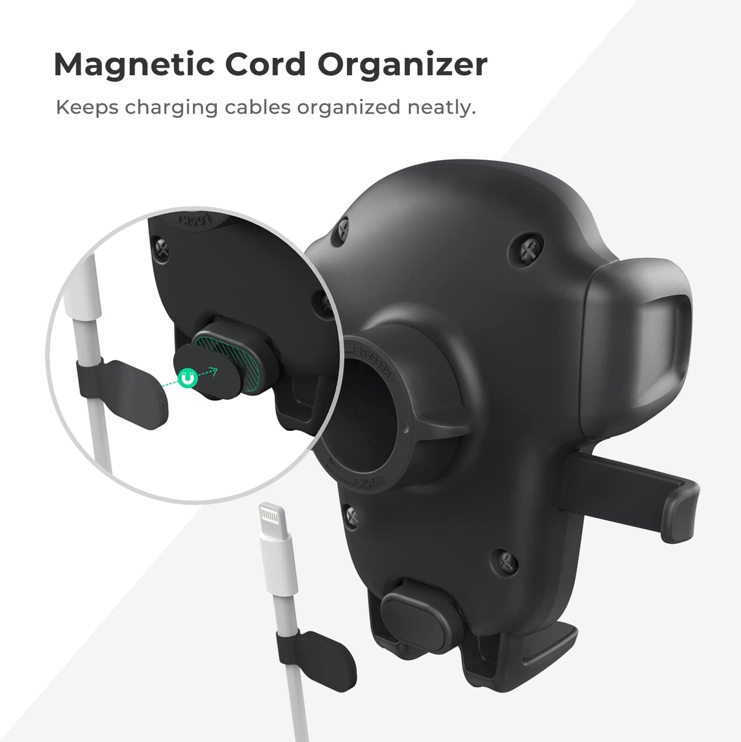 iOttie Easy One Touch Signature Air Vent & Flush Mount Combo - Universal Car Mount Phone Holder for iPhone, Google, Samsung, Moto, LG, and all other Smartphones