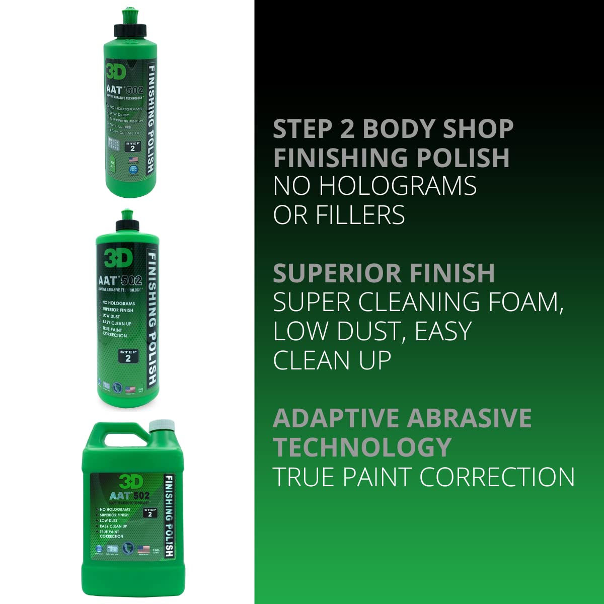 3D GLW Series Headlight Restore – 2-Step Kit Removes Oxidation, Scratches & Yellowing | UV Protection for Clear Headlights & Safer Driving | USA Made - 32 oz