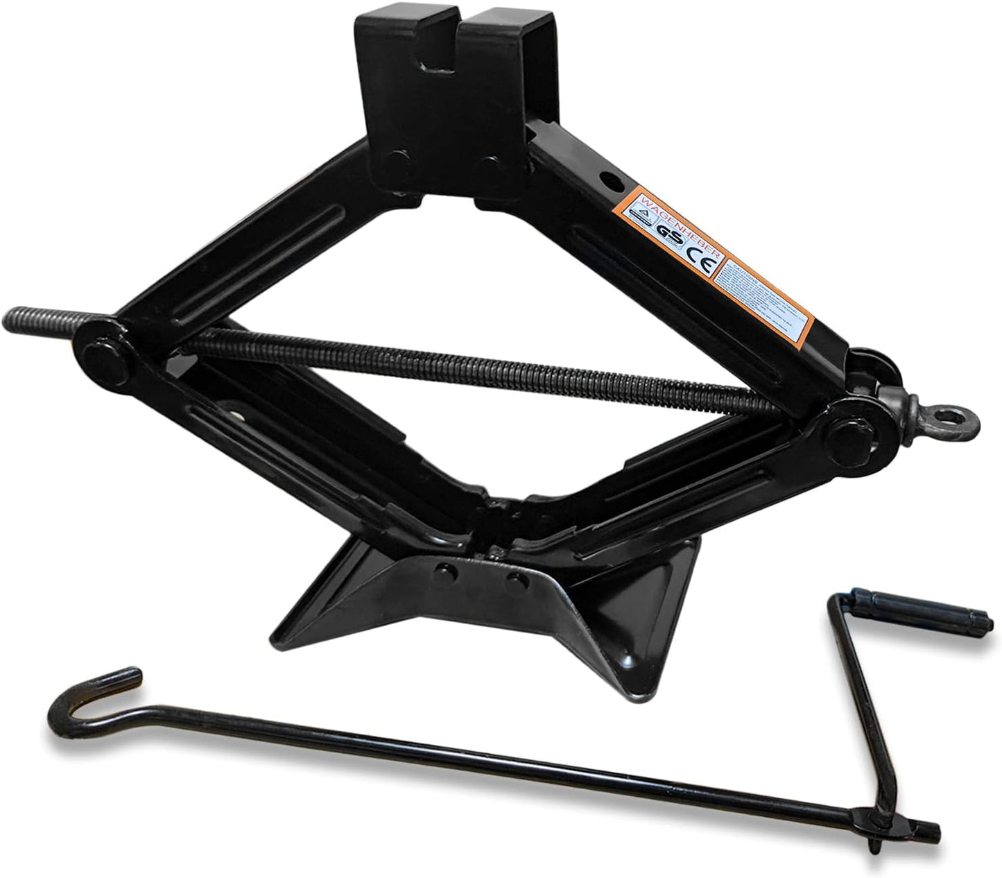 Scissor Car Jack, Scissor Jack with a Maximum Capacity of 2.0 Tons, Heavy Lifting Jack, Used for/SUV/MPV tire Repair and Replacement Tools, with Crank Handle (Hand Crank-2.0 tons)