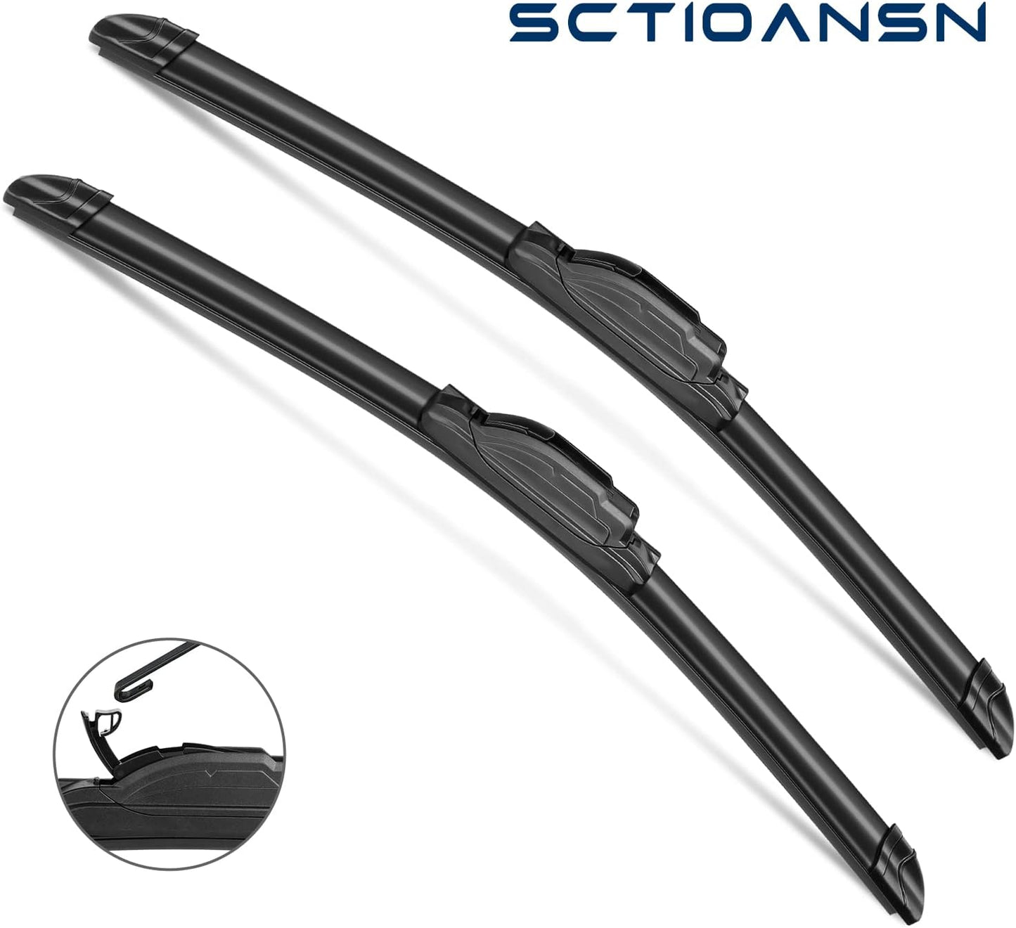 3Pcs Windshield Wiper Blades for 2017-2021 2022 Honda CRV CR-V, Original Equipment Automotive Replacement Windshield Wiper Blades for My Car- 26"/17"/12B" (Pack of 3) J- HOOK