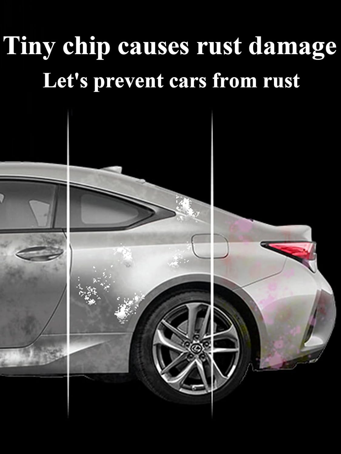 SYOAUTO White Diamond NH603P Touch Up Paint Fit for Honda Auto Touch up Paint Scratch Repair Pen Brush and Tip 2 in 1 White Diamond