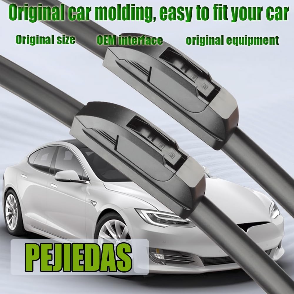 OEM Quality Front Wiper Blades, Replacement for 2016-2021 Honda Civic,2012-2017 Toyota Camry,2011-2021 Hyundai Sonata OE Original Style (26 Inch + 18 Inch Front Wiper Blades)