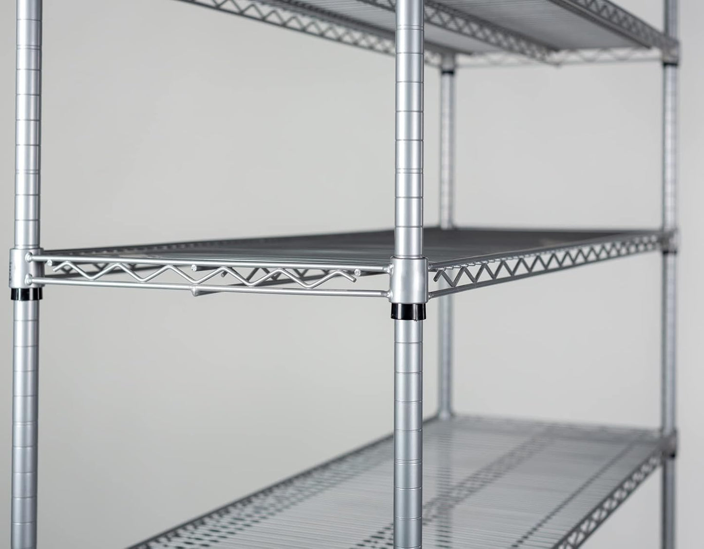 Omega 30" Deep x 36" Wide x 74" High 3 Tier Gray Starter Shelving Unit