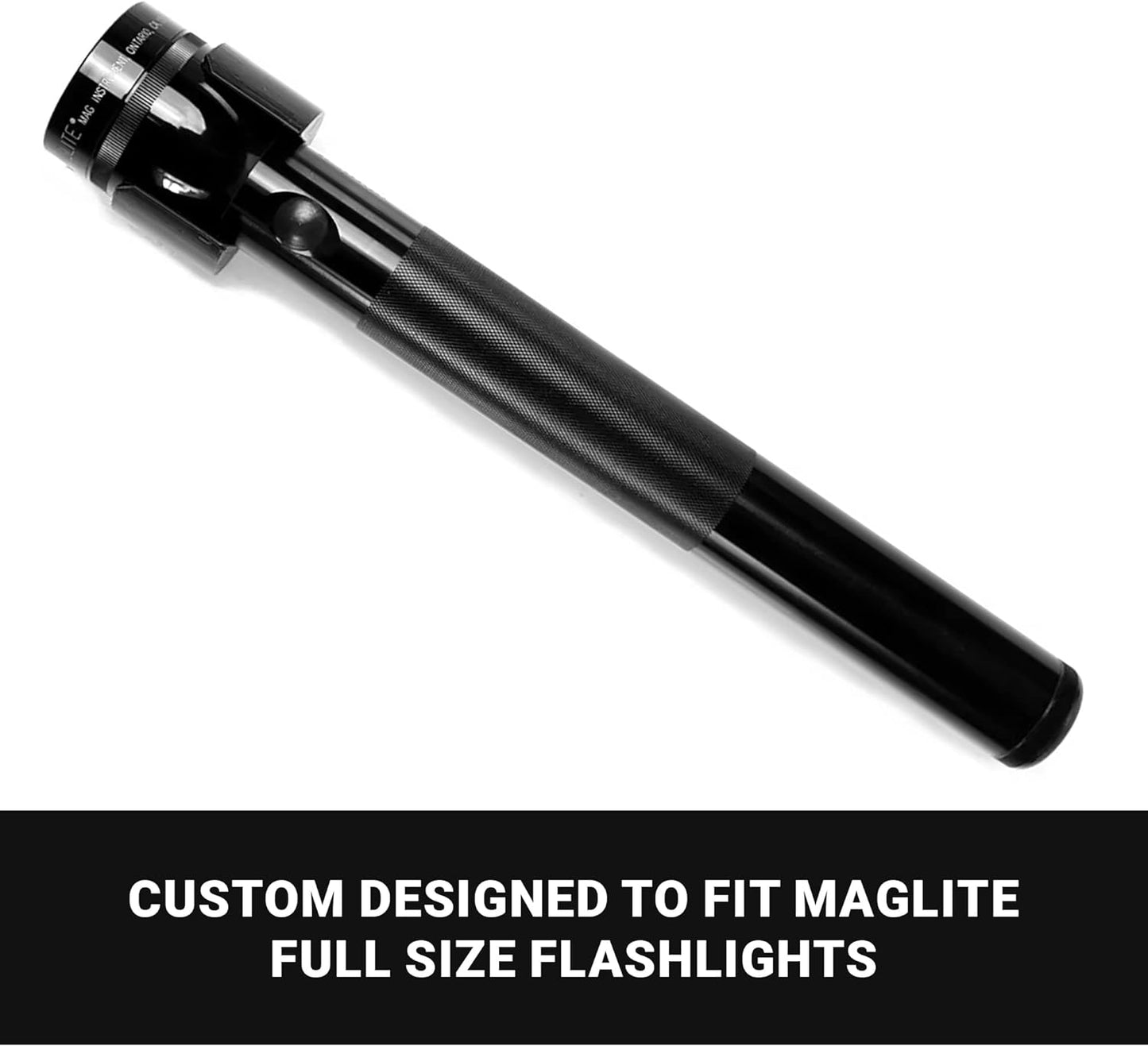 Spartan Mounts Heavy-Duty Flashlight Mount Compatible with MagLite D-Size | Wall or Surface Mounting Kit | Closet Safe Room Emergency Blackout Power Outage Garage Workshop Basement | Made in USA