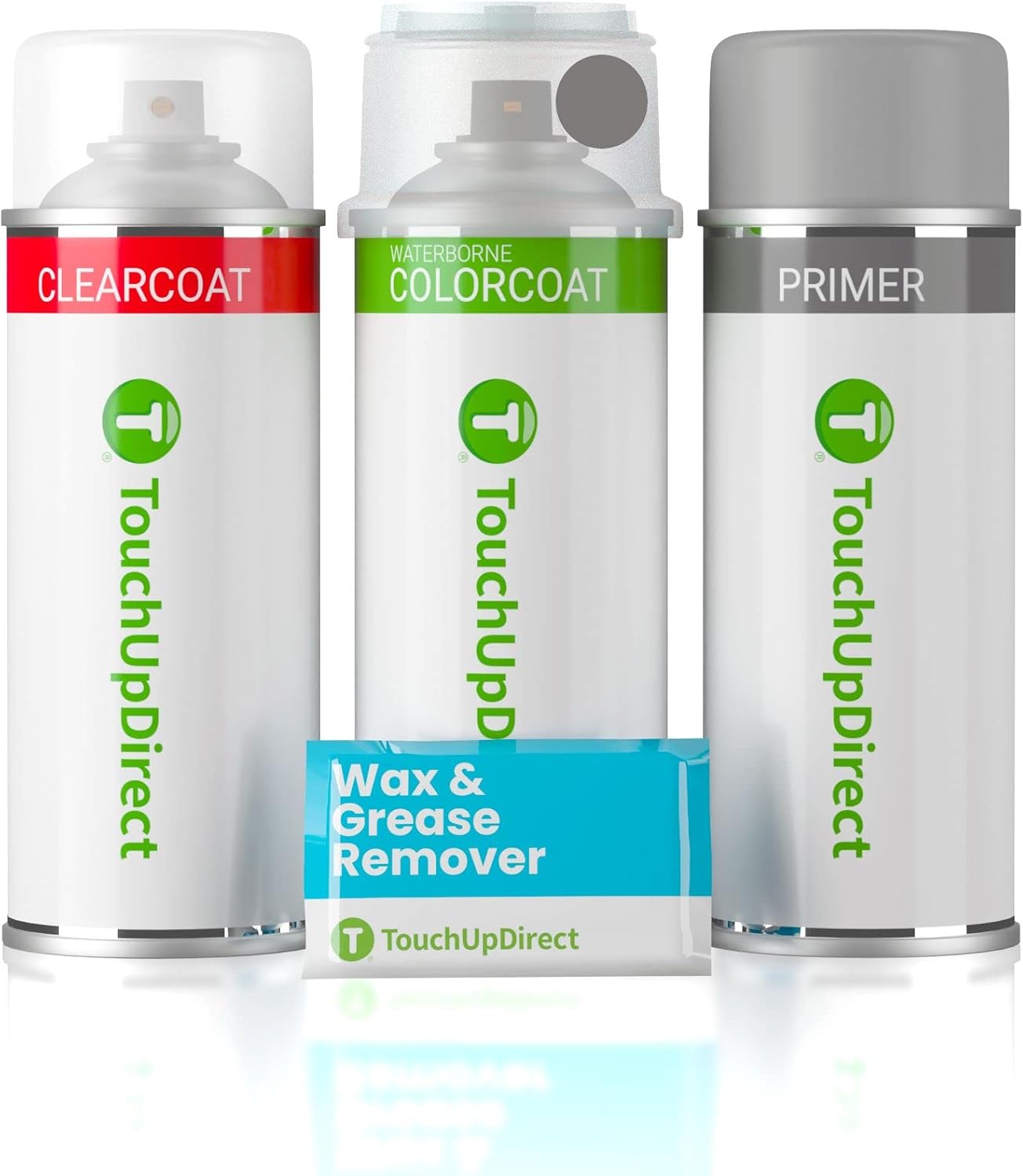 TouchUpDirect 1G3 Magnetic Gray Metallic Compatible with Toyota Exact Match Touch Up Paint Aerosol - Preferred Kit