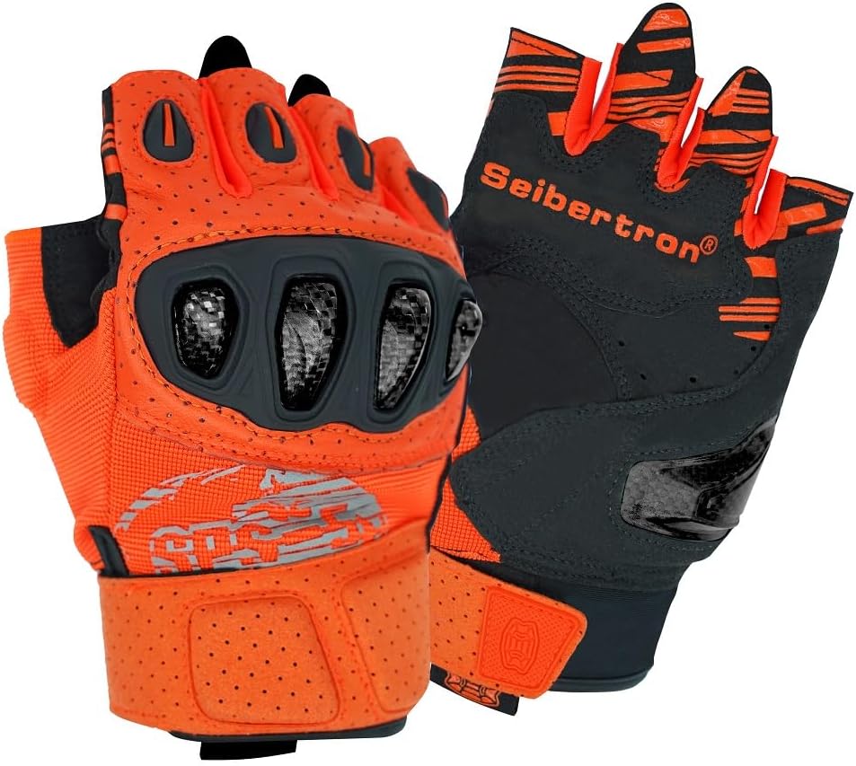 Seibertron SPS Series Touchscreen Motorcycle Motocross BMX ATV MTB Bicycle Cycling Full or Half Finger Gloves Adult and Youth