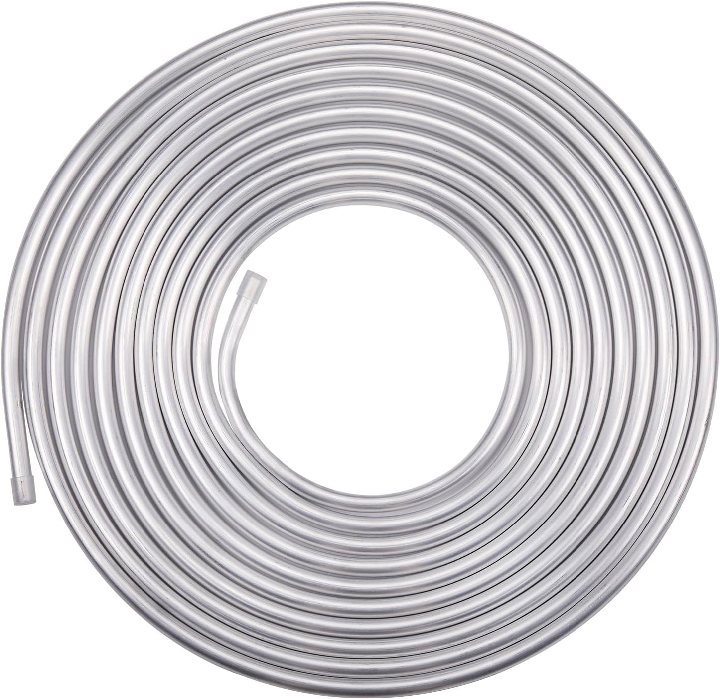 1/4" OD Aluminum Hard Fuel Line Hardline Tube Tubing Coil 16 Feet Roll