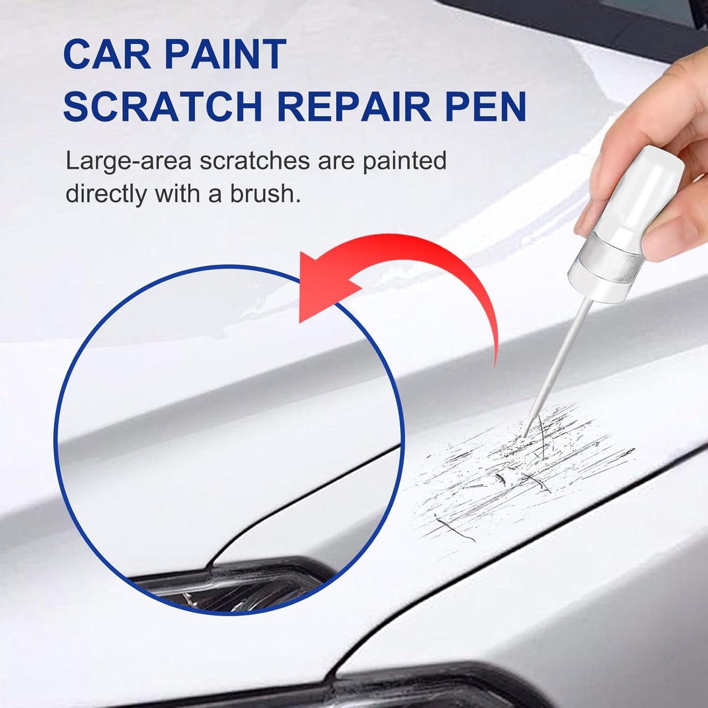 Shadow Black(G1) Touch Up Paint for Ford -Exact Match–Chips and Nicks Car Paint Scratch Repair Kit Automotive Paint Pen for F-150/Mustang/Transit/Explorer/Ranger/Escape/Edge