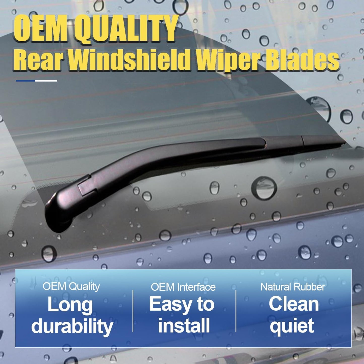 3 wipers Replacememt For 2018 2019 2020 20221 2022 2023 VW Volkswagen Atlas Original Equipment Replacement Wiper Blades Set - 26"+22"+12" (Set of 3) Top Lock