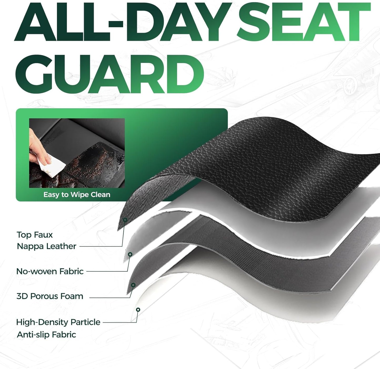 for Jeep Wrangler Seat Covers 4Door JL 2018 2019 2020 2021 2022 2023 2024 2025, Custom Car Seat Cover Full Set, Luxury Waterproof Leather Seat Protectors, Black Red Trim, With Rear Cup Holder