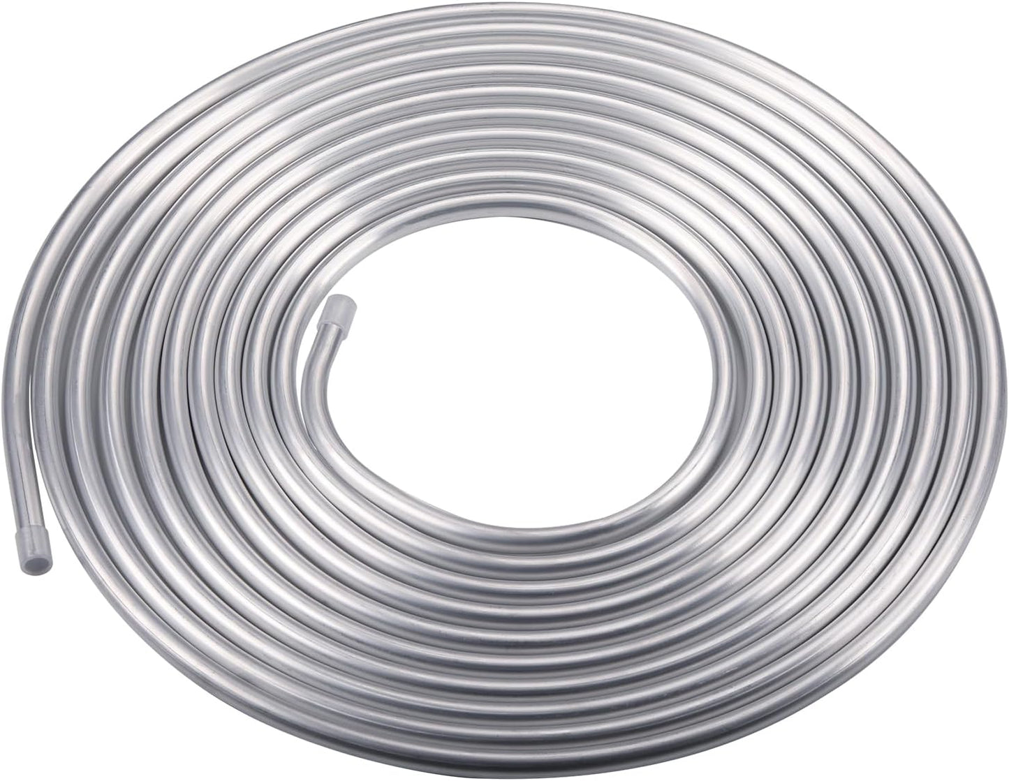 1/2" OD Aluminum Hard Fuel Line Hardline Tube Tubing Coil 10 Feet Roll