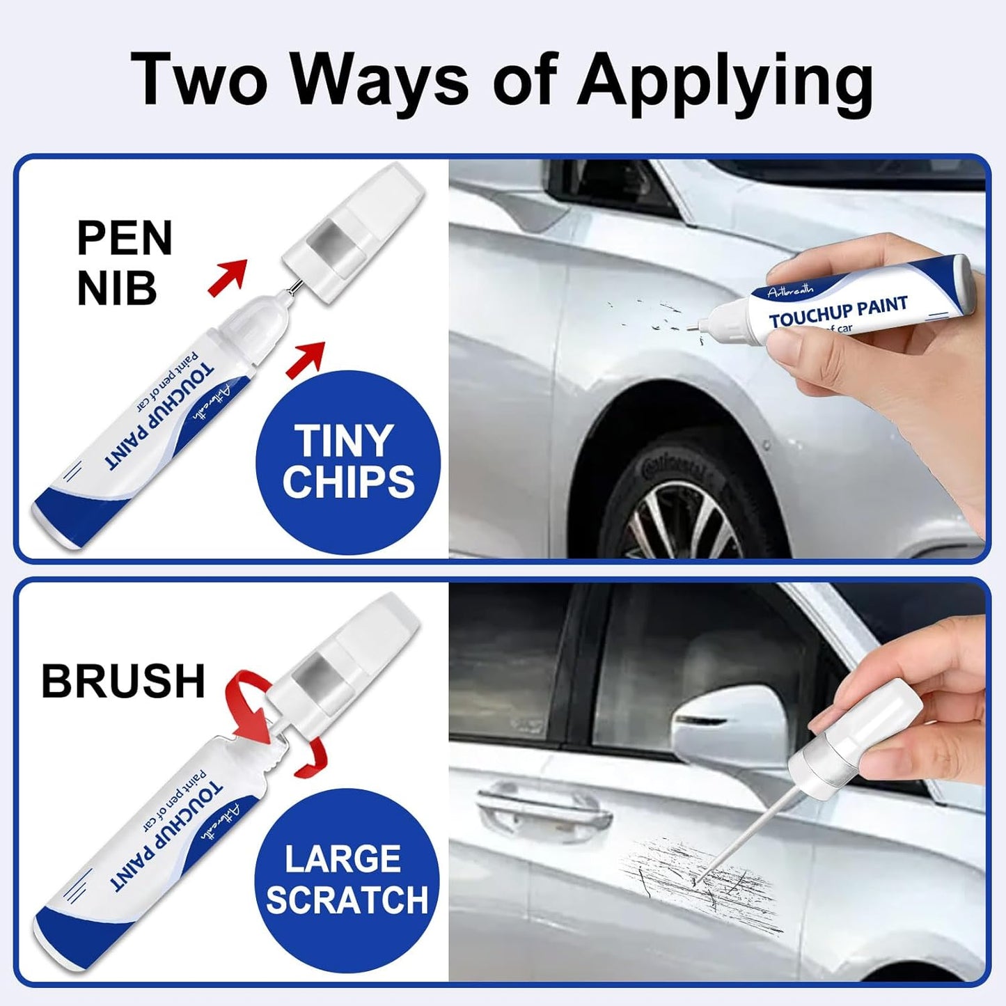 Platinum White Pearl(NH-883P) Touch Up Paint for Honda-Exact Match–Chips and Nicks Car Paint Scratch Repair Kit Automotive Paint Pen for CR-V/CIVIC/Accord/HR-V/Pilot/Odyssey/Ridgeline/Passport