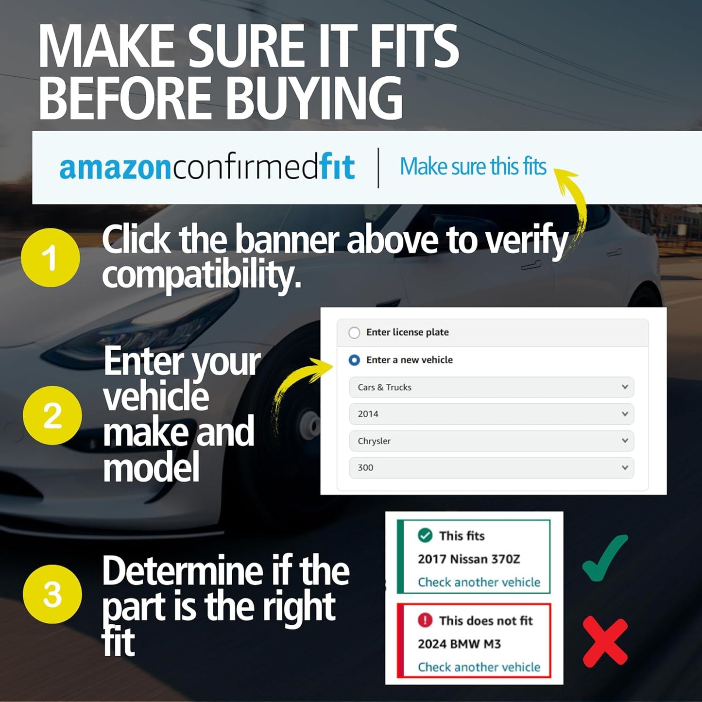 Premium Ceramic Front Brake Pads (1001-0833AC) Compatible with Ford Explorer 2001-2001, Ford Explorer Sport 2001-2003, Ford Explorer Sport Trac 2001-2005