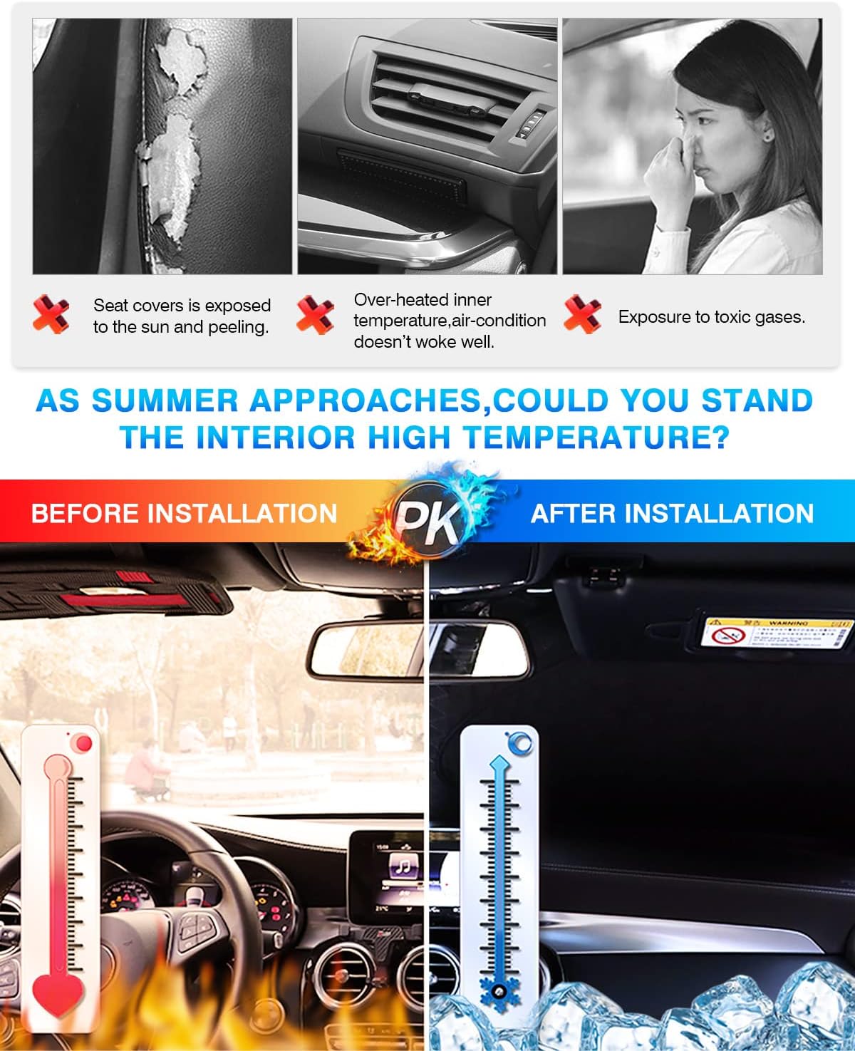 KUST Windshield Sun Shade for 2022-2025 2026 Lexus NX NX250 NX350 NX350h NX450h+ Sunshade Window Sun Visor Protector Foldable Blocks UV Rays Keep Your Car Cooler