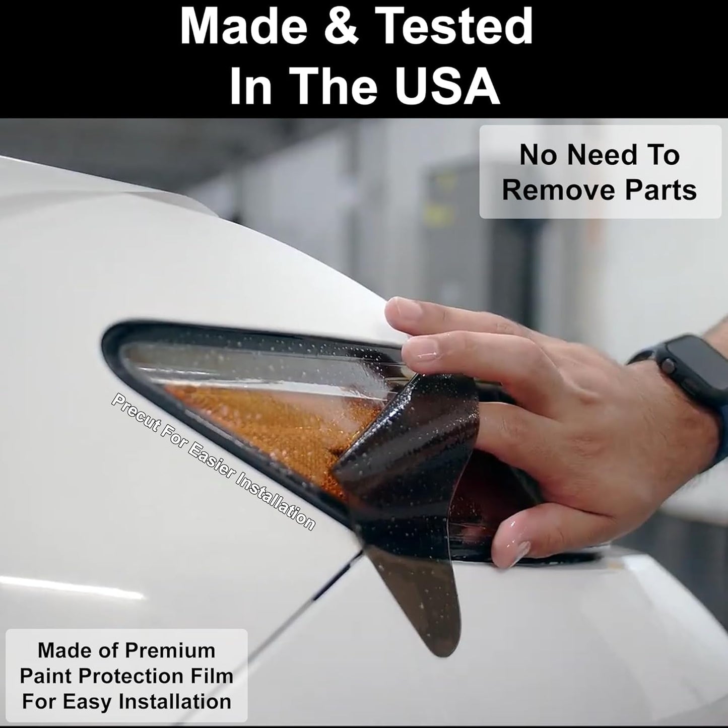 BOGAR TECH DESIGNS Rear Taillight Tail Light Tint Kit PPF Compatible with Hyundai Palisade 2020-2025, Dark Smoke