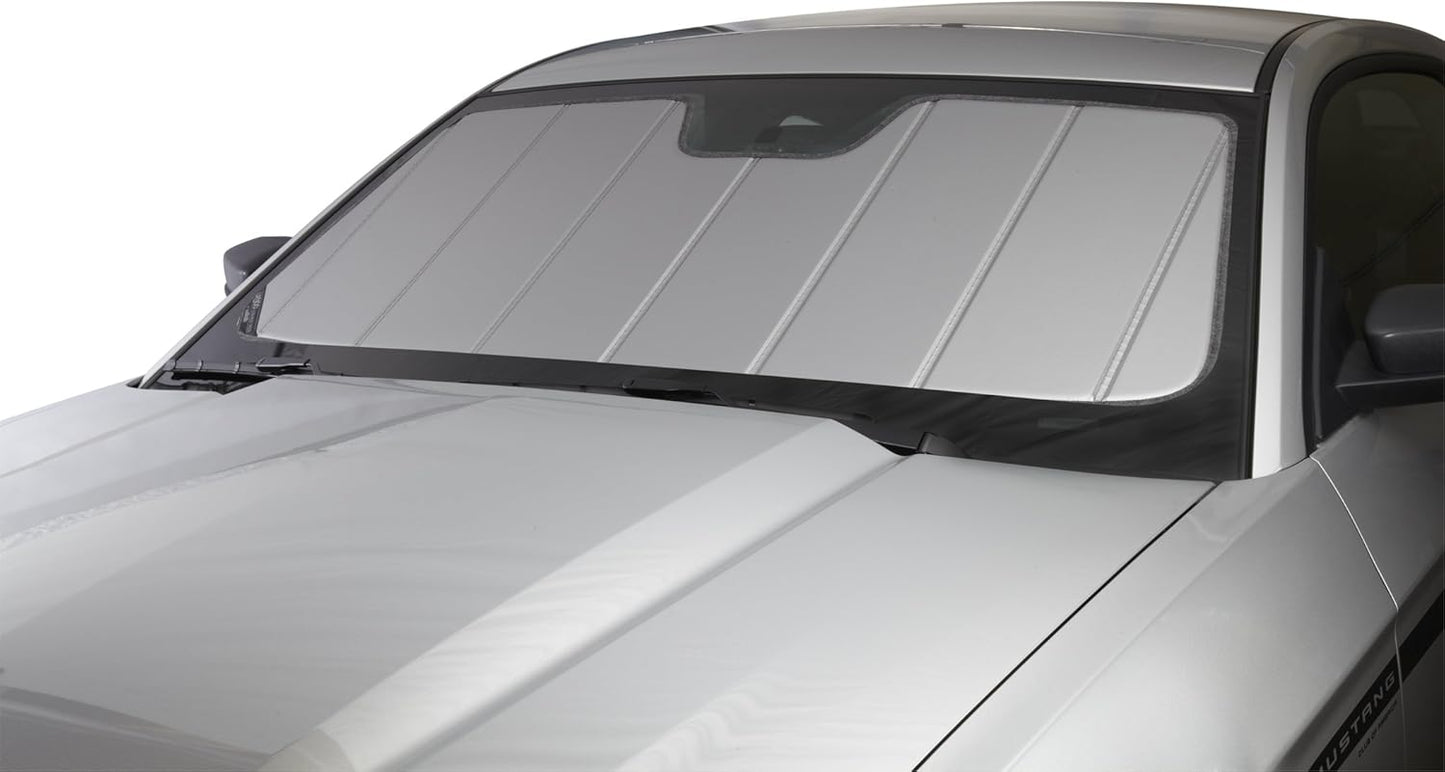 Covercraft UVS100 Custom Sunscreen | Fits 2009-2016 Audi A4/S4, 2009-2016 A4 Quattro, 2013-2016 Allroad | Silver