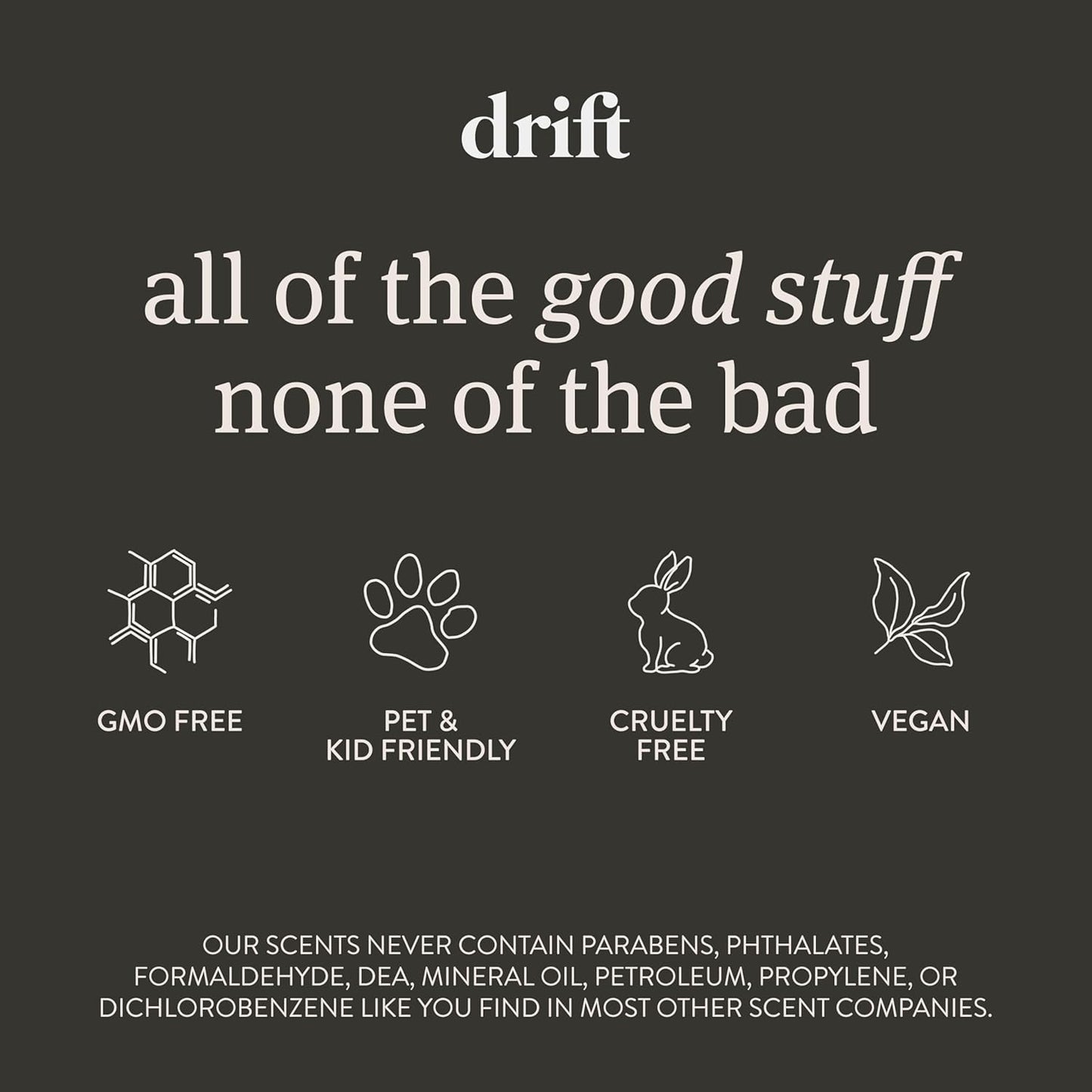 Drift Car Air Freshener - Wood Fragrance - Automotive Odor Eliminator - Car Fresheners Long Lasting - Variety 3 Pack - CLIP INCLUDED
