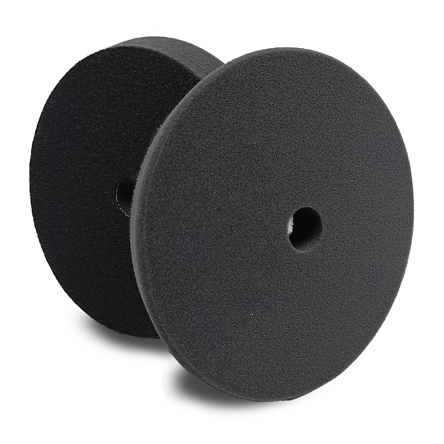 VPD SDO Black Foam Finishing Pad - Premium Compounding & Polishing Pad for Final Refinement & Very Light Swirls, Extra Fine Polish Use, Car Buffer Pad w/Tapered Edge, Made in USA, 5.5"