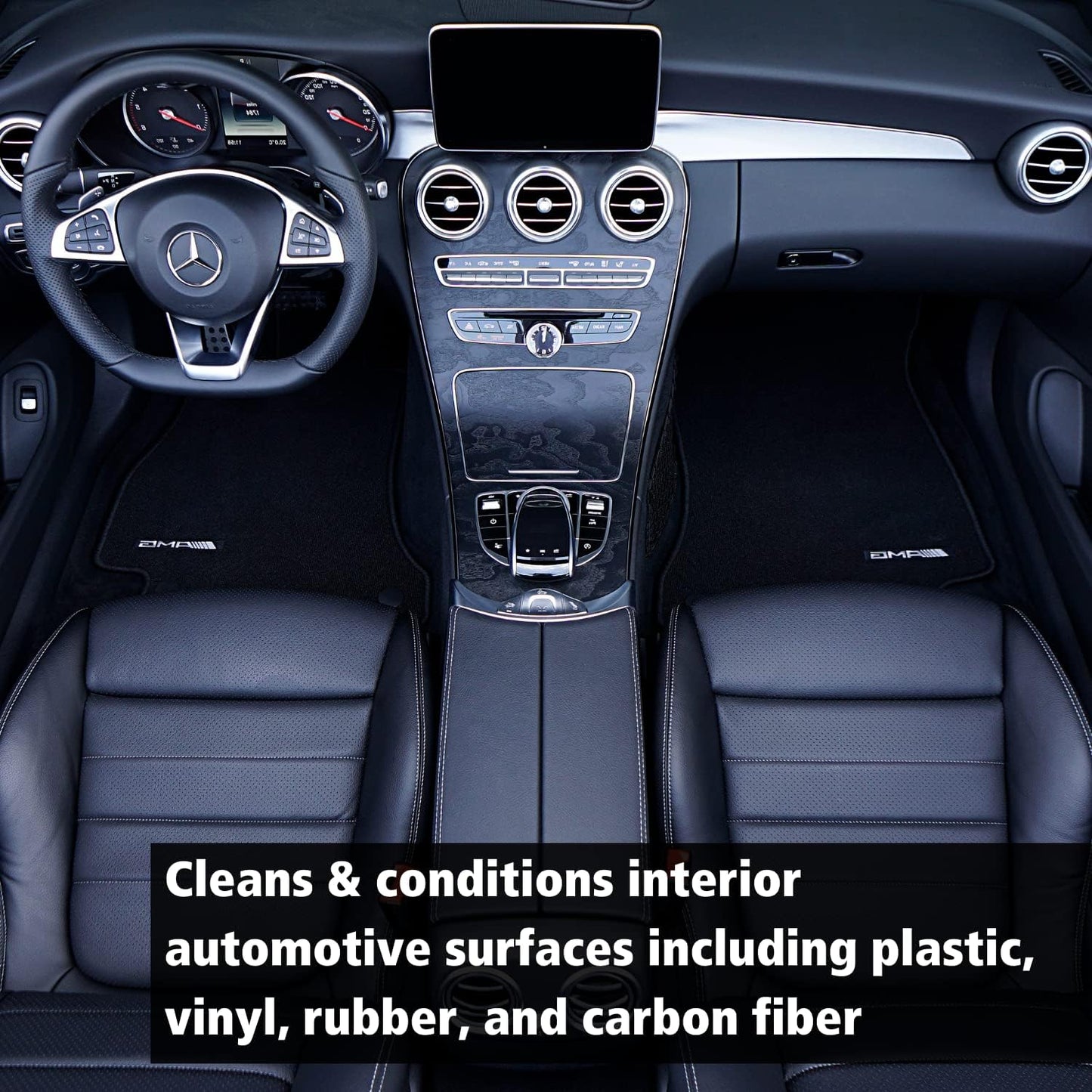 Invisible Glass 92024-6PK Power Clean Automotive Interior Detailer Cleaner Protectant and Conditioner to Restore Interior Surfaces Prevent Fading, 22 Fl Oz, Pack of 6