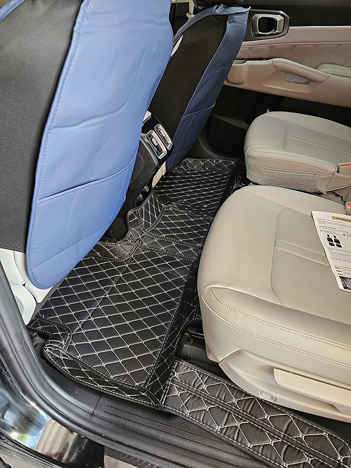 Custom Car Floor Mat Compatible with BMW Mercedes-Benz Toyota Cadillac Lexus Honda Infiniti Nissan Hyundai Kia Audi All Models Cars Sedans SUVs Automotive Mats (Red and Red)