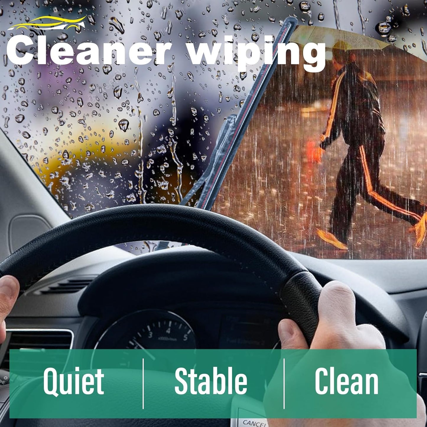 26" 17" 12" Windshield Wiper Blades Replacement for Honda CRV CR-V 2017 2018 2019 2020 2021 2022 Premium All Weather Front Rear Wipers Set - OEM Quality (Pack of 3)