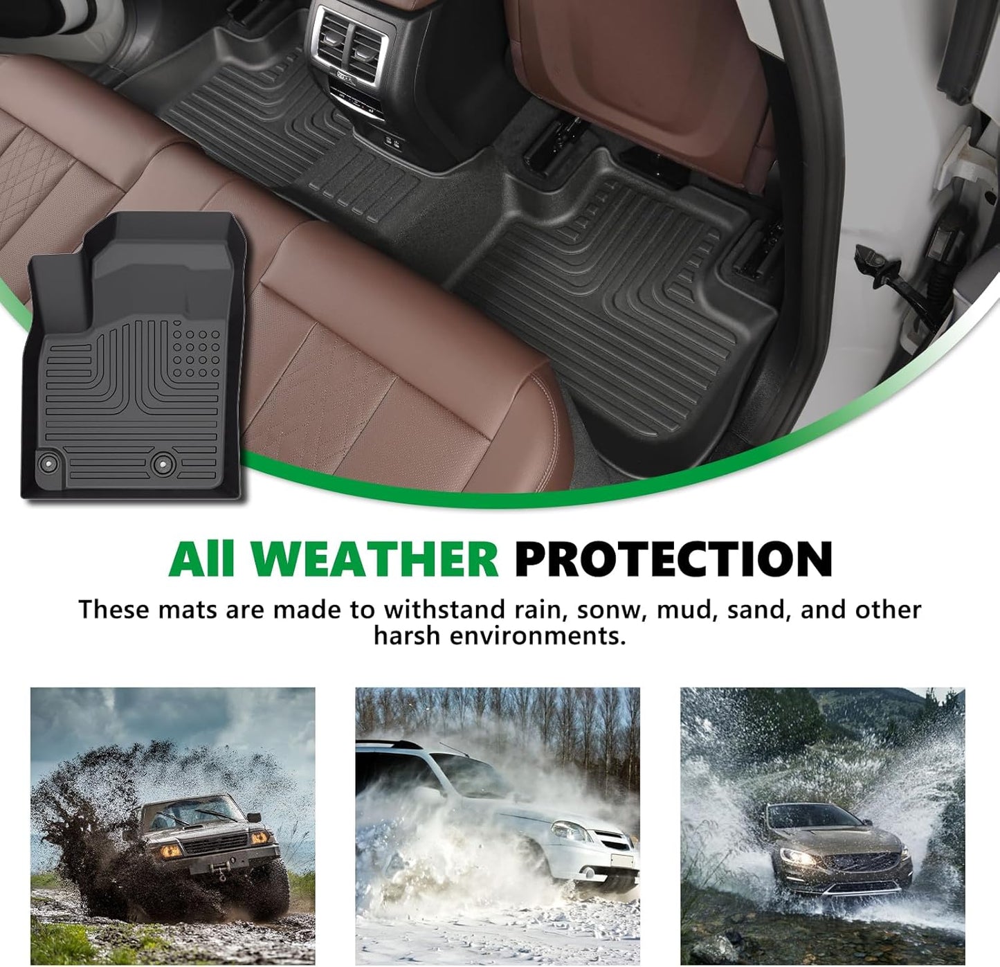 for Mazda CX-30 Floor Mats 2020 2021 2022 2023 2024 2025 Car Mats for Mazda CX30 Accessories All Weather Floor Mats Cargo Liner 2020-2025