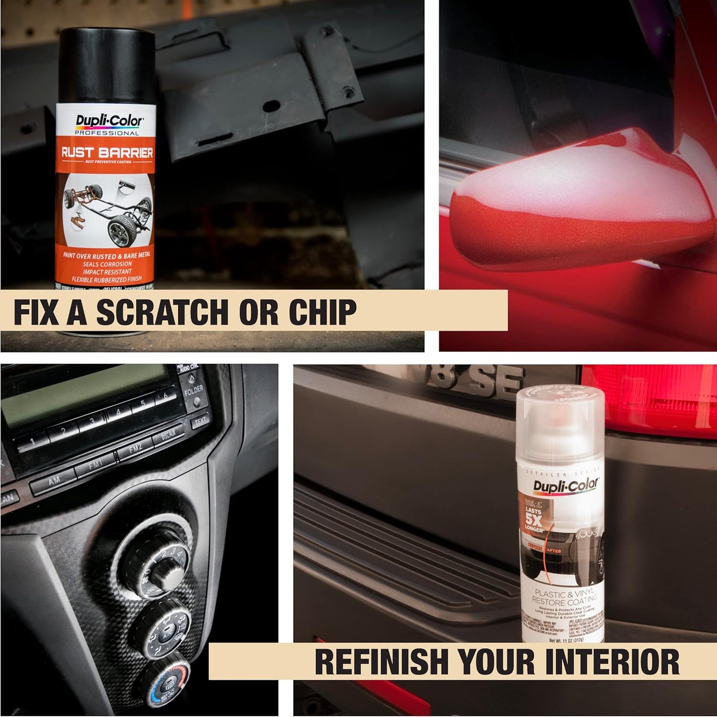 Dupli-Color ASF0100 Scratch Fix All-In-1 Exact-Match Automotive Touch-Up Paint – Universal Black Sealer – 0.25 oz. Paint Pen